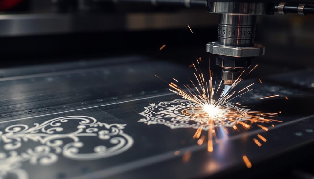 Industrial laser marking