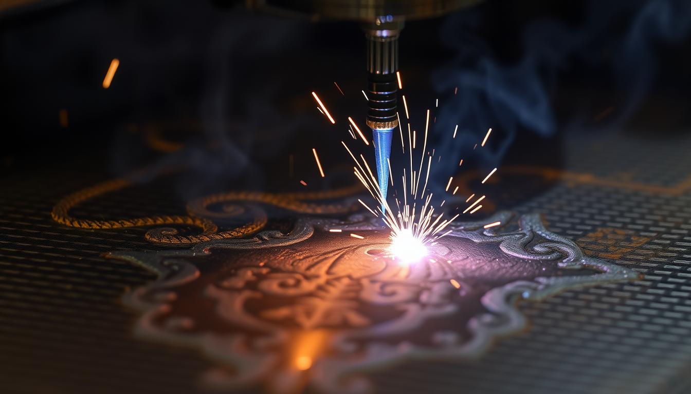 What are the best laser settings for engraving on iron?