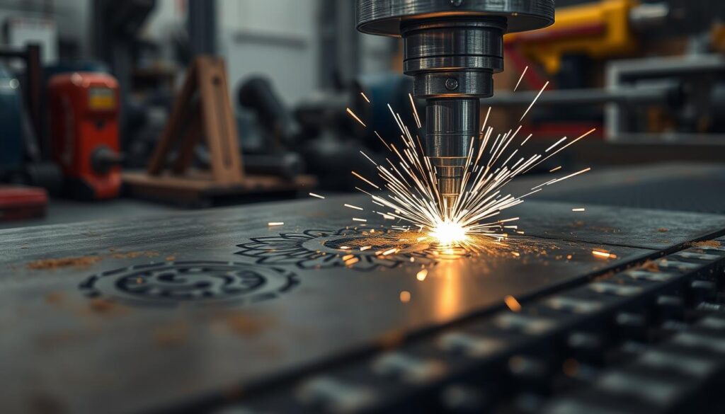 Precision laser engraving on iron