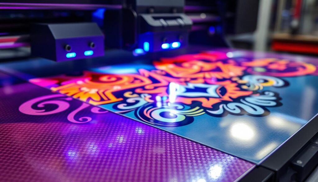 UV printing on metal